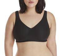Hanes Damen Comfort Evolution Bra BH, schwarz, 2X Plus