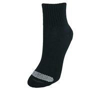 Hanes Women's Ankle Socks, Black/w/White Vent, 5-9