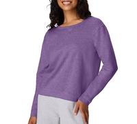 Hanes Damen Crewneck Sweatshirt, EcoSmart Fleece Pullover with V-Notch, Sweatshirt for Women Sweatshirt (1er Pack)