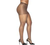 Hanes Damen Curves Control Top Toe Silky Sheer Pantyhose Strumpfhose, 20 den, Hautfarben, 3XL-4XL Größen