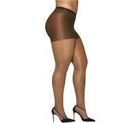 Hanes Damen Durchsichtige Strumpfhose mit Gebogenem Zehenbereich, Seidig, mit Feuchtigkeitsableitendem und Kühlem Komfort Strümpfe, Kaum da, 1X-2X