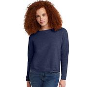 Hanes Damen EcoSmart Athletic-Sweatshirts, Marineblau Meliert, S EU