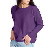 Hanes Damen EcoSmart Crewneck Sweatshirt, Violet Splendor Heather, XX-Large