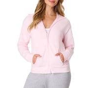 Hanes Damen, EcoSmart Fleece Full Hoodie, Zip Up Hooded Sweatshirt for Women Jacke zum Aufwärmen oder Laufen, blassrosa, Small