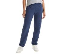 Hanes Damen EcoSmart Sweatpants, Fleece-Jogginghose, Ohne Taschen, Geschnürtes Bein, 76,2 cm Trainingshose, Marineblau meliert, X-Groß