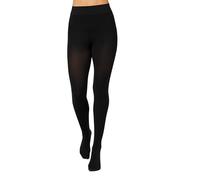 Hanes Damen EcoSmart Verdunkelungsstrumpfhose, Gleiche Taille Strumpfhose, 100 den, Schwarz, S