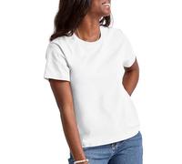 Hanes Damen Essentials, Cotton Crewneck Tee, Classic Fit for Women T-Shirt, Weiss/opulenter Garten, Mittel