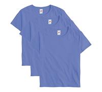 Hanes Damen Essentials Oversized T-Shirt Pack, Baumwoll-T-Shirt f r Frauen, lockere Passform, 3er-Pack, Deep Forte Blue, S