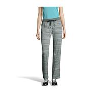 Hanes Damen French Terry Hose, Ebenholz Spacedye, M