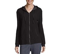 Hanes Women's French Terry Full-Zip Hoodie, Black, Large