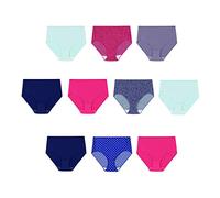 Hanes Damen Mikrofaser-Höschen – feuchtigkeitsableitend, Stretch-Unterwäsche – 10er-Pack