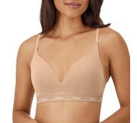 Hanes Damen Originals Contour Wireless, Stretch Cotton T-Shirt, Full Coverage Bra BH, Undurchsichtige, Tiefes Leuchten, Large