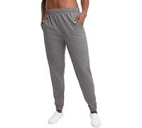 Hanes Damen Originals French Terry Joggers, Lightweight Fleece Sweatpants for Women, 30", Plus Sizes Trainingshose, Schwarz 50r Pe Heather, Groß