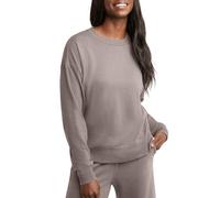Hanes Damen Originals French Terry, leichter Fleecepullover, Eismokka, XL