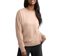 Hanes Damen Originals French Terry, Lightweight Fleece Pullover, Available in Plus Sweatshirt, Blassrosa, Mittel