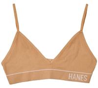 Hanes Damen Originals Nahtloser Triangel-RIPP-Bralette, weich Gerippter, ComfortFlex-Passform BH, Undurchsichtige, Deep Glow, small