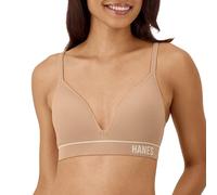 Hanes Damen Originals Contour Wireless, Seamless Rib Bralette, ComfortFlex Fit BH, Deep Glow, Large
