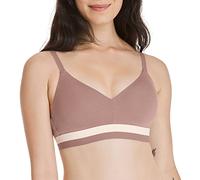 Hanes Damen Push-up T-Shirt Wireless Bra, ComfortFlex Fit, Eco Soft, Sizes S-2x+ BH, Undurchsichtige, Earthen Tan, small