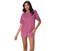 Hanes Damen-Pyjama-Set, Comfywear-Pyjama für Damen, Original-Set, SupertSoft Loungewear, T-Shirt und Schlafshorts, XXL