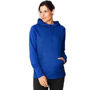 Hanes Damen Sport Performance Fleece Pullover Hoodie Kapuzenpullover, Awesome Blue Solid/Awesome Blue Heather, M