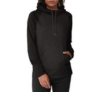 Hanes Damen Sport Performance Fleece Pullover Hoodie Kapuzenpullover, Black Solid/Black Heather, XXL