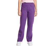 Hanes Damen Sweatpants EcoSmart Fleece Sweatpants Baumwollmischung Fleece Sweatpants Mittelschwere Offene Unterseite Sweatpants für Frauen, Violet Splendor Heather, Groß