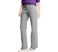 Hanes Damen Sweatpants mit offenem Bein, EcoSmart Fleece-Sweatpants, Regular & Petite, Light Steel, Large, Leichter Stahl, Groß