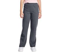 Hanes Damen Sweatpants mit offenem Bein, EcoSmart Fleece-Sweatpants, Regular & Petite, Slate Heather, Small, Schiefer-Heather, S