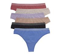 Hanes Damen-Unterwäsche ComfortFlex Fit Höschen nahtlos 6er-Pack L