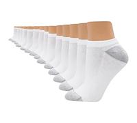 Hanes Damen Cool Comfort No-Show, feuchtigkeitsableitende, Schuhgrößen 38-42, 14er-Pack Socken, Weiss/opulenter Garten, 37-42 EU