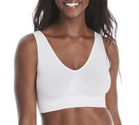 Hanes Damen Wireless, Cozy Full-Coverage Pullover, Seamless T-Shirt Bra for Women BHS, Undurchsichtige, Weiß, XX-Large