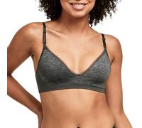 Hanes Damen Wireless T-Shirt, Comfy Support Lightweight Lounge Bra, Convertible Straps BH, Undurchsichtige, Gravel Grey Heather, XX-Large