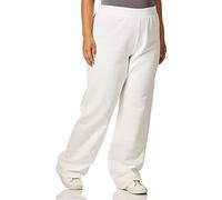 Hanes Damen Women's EcoSmart Open Bottom Leg Fleece Sweatpants Trainingshose, Weiß, Mittel
