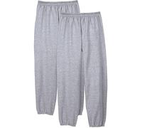 Hanes EcoSmart Best Sweatpants für Herren, athletische Loungehose mit C-Bündchen, Leichter Stahl, 2 Stück, XXL