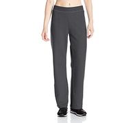 Hanes EcoSmart Damen-Sweathose, Fleece, zierlich, offene Unterseite, Normale und zierliche Größen, Schiefer-Heather, M