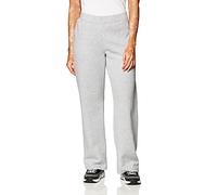 Hanes EcoSmart Damen-Sweathose, Fleece, offene Unterseite, Normale und zierliche Größen, Leichter Stahl, M