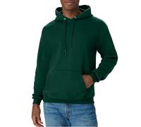 Hanes Kapuzenpullover EcoSmart Herren – mittelschweres Fleece – Grün (Deep Forest), Größe S