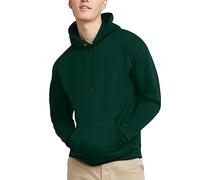 Hanes Kapuzenpullover EcoSmart Midweight-Fleece Herren Grün (Deep Forest) Medium