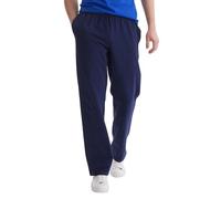 Hanes Essentials Sweatpants Herren Baumwolle Jersey Hose mit Taschen 33", Marineblau, Groß