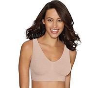 Hanes Get Cozy Damen Pullover ComfortFlex Fit Wirefree BH MHG196, Nude, Large