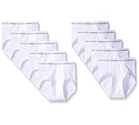 Hanes Große Jungen 12er-Pack Classics Brief, Weiß, Large