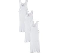 Hanes Herren 369 Unterhemd, weiß 3er Pack, Groß