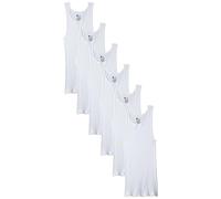 Hanes Herren 372ap6 tank top and cami shirts, 6 Stück in Weiß, S EU