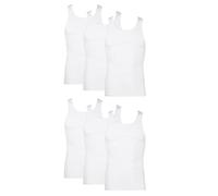 Hanes ComfortSoft Tanks, Herren, 6er-Pack, Weiß, Mittel