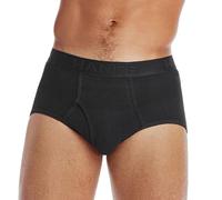Hanes Herren 7er-Pack Ultimate Full-Cut Slips, 7er-Pack Schwarz/Grau, M