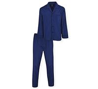 Hanes Herren 91004 Pyjamaset, Marineblau meliert, 4X-Large