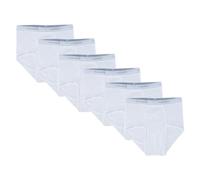 Hanes Herren Full Rise Slips Slip, 3er-Pack, Weiß, Large (7er