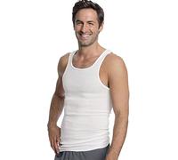 Hanes Herren Baumwolle Tank Unterhemden Pack, feuchtigkeitsableitende gerippte Tanks, leichte Baumwolle Tank Unterhemden 3er-Pack, weiß 3er Pack, 3X-Groß