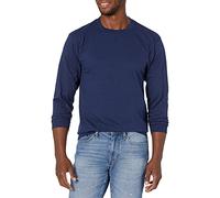Hanes Herren Beefy Langarmshirt, 1er-Oder 2er-Pack Hemd, Marineblau, 1 Stück, Mittel