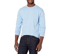 Hanes Herren Beefy Long Sleeve Shirt, 1 Or 2 Pack Hemd, Hellblau, 1 Packung, L